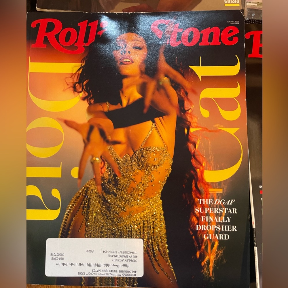 Rolling Stone magazine featuring Doja Cat